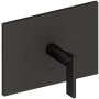 Newport Brass Metro Single Handle Balanced Pressure Trim Only with Metal Lever Handle Flat Black