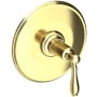 Newport Brass Ithaca Single Handle Balanced Pressure Trim Only with Metal Lever Handle Polished Brass Uncoated (Living)