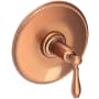 Newport Brass Ithaca Single Handle Balanced Pressure Trim Only with Metal Lever Handle Antique Copper