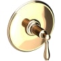 Newport Brass Ithaca Single Handle Balanced Pressure Trim Only with Metal Lever Handle French Gold (PVD)