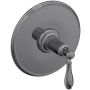 Newport Brass Ithaca Single Handle Balanced Pressure Trim Only with Metal Lever Handle Midnight Chrome