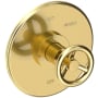Newport Brass Slater 1/2" Round Pressure Balance Trim Plate with Handle Forever Brass (PVD)