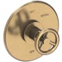 Newport Brass Slater 1/2" Round Pressure Balance Trim Plate with Handle Antique Brass