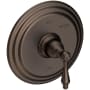 Newport Brass Seaport Single Handle Pressure Balanced Shower Trim Only with Metal Lever Handle less Valve and Shower Head English Bronze