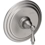 Newport Brass Seaport Single Handle Pressure Balanced Shower Trim Only with Metal Lever Handle less Valve and Shower Head Stainless Steel (PVD)