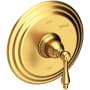 Newport Brass Seaport Single Handle Pressure Balanced Shower Trim Only with Metal Lever Handle less Valve and Shower Head Satin Gold (PVD)