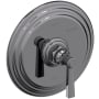 Newport Brass Pressure Balanced Valve Trim from the Astor Collection Midnight Chrome
