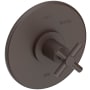 Newport Brass East Linear Collection Single Handle Round Pressure Balanced Shower Trim Plate Only with Metal Cross Handle Oil Rubbed Bronze