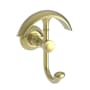 Newport Brass Vander Robe Hook With Secure Mounting Assembly Satin Brass (PVD)