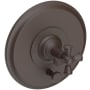 Newport Brass Aylesbury Single Function Pressure Balanced Valve Trim Only with Integrated Diverter and Metal Cross Handle Oil Rubbed Bronze
