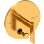 Newport Brass Keaton Balanced Pressure Tub & Shower Diverter Plate with Handle Aged Brass