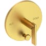 Newport Brass Keaton Balanced Pressure Tub & Shower Diverter Plate with Handle Satin Bronze (PVD)