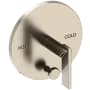 Newport Brass Keaton Balanced Pressure Tub & Shower Diverter Plate with Handle Antique Nickel