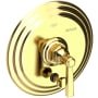 Newport Brass Astor Single Handle Pressure Balanced Valve Trim with Metal Lever Handle and Diverter Polished Brass Uncoated (Living)