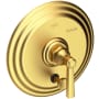 Newport Brass Astor Single Handle Pressure Balanced Valve Trim with Metal Lever Handle and Diverter Satin Bronze (PVD)