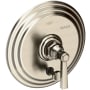Newport Brass Astor Single Handle Pressure Balanced Valve Trim with Metal Lever Handle and Diverter Antique Nickel
