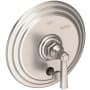 Newport Brass Astor Single Handle Pressure Balanced Valve Trim with Metal Lever Handle and Diverter Satin Nickel