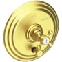 Newport Brass Astor Pressure Balanced Tub & Shower Diverter Plate Satin Brass (PVD)