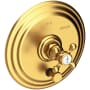 Newport Brass Astor Pressure Balanced Tub & Shower Diverter Plate Satin Gold (PVD)