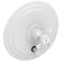 Newport Brass Astor Pressure Balanced Tub & Shower Diverter Plate Matte White