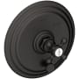 Newport Brass Astor Pressure Balanced Tub & Shower Diverter Plate Flat Black