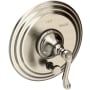 Newport Brass Amisa Pressure Balanced Tub and Shower Diverter Trim - Less Valve Antique Nickel