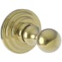 Newport Brass Astor Robe Hook With Secure Mounting Assembly Uncoated Polished Brass - Living