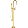 Newport Brass Astor Floor Mounted Tub Filler - Includes Hand Shower Satin Bronze (PVD)