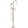Newport Brass Astor Floor Mounted Tub Filler - Includes Hand Shower Polished Nickel (PVD)