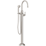 Newport Brass Astor Floor Mounted Tub Filler - Includes Hand Shower Satin Nickel (PVD)