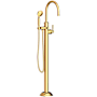 Newport Brass Astor Floor Mounted Tub Filler - Includes Hand Shower Polished Gold (PVD)