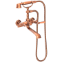 Newport Brass Astor Tub Filler - Includes Hand Shower Antique Copper