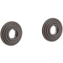 Newport Brass Astor Grab Bar Decorative Rings and Mounting Kit Oil Rubbed Bronze