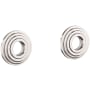 Newport Brass Astor Grab Bar Decorative Rings and Mounting Kit Polished Nickel
