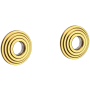 Newport Brass Astor Grab Bar Decorative Rings and Mounting Kit Satin Gold (PVD)