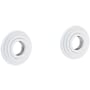 Newport Brass Astor Grab Bar Decorative Rings and Mounting Kit Matte White