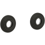 Newport Brass Astor Grab Bar Decorative Rings and Mounting Kit Flat Black