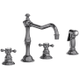 Newport Brass Chesterfield 1.8 GPM Widespread Kitchen Faucet Midnight Chrome