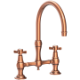 Newport Brass Fairfield 1.8 GPM Widespread Bridge Kitchen Faucet Antique Copper