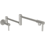 Newport Brass East Linear 4.5 GPM Wall Mounted Single Hole Pot Filler Satin Nickel