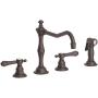 Newport Brass Chesterfield 1.8 GPM Widespread Kitchen Faucet - Includes Side Spray Oil Rubbed Bronze