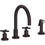 Newport Brass East Linear 1.8 GPM Widespread Kitchen Faucet Venetian Bronze
