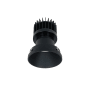 Nora Lighting Iolite LED Canless Recessed Trim with 4" - IC Rated and Airtight Black