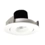 Nora Lighting Iolite 4" LED Adjustable Recessed Trim - 2700K - 1000 Lumens - Gimbal Matte Powder White