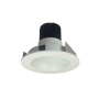 Nora Lighting Iolite 4" LED Recessed Trim - 2700K - 1000 Lumens White / White
