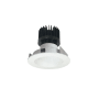 Nora Lighting Iolite 4" LED Recessed Trim - 3000K - 1500 Lumens Matte Powder White / Matte Powder White