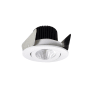 Nora Lighting Iolite 2" LED Adjustable Recessed Trim - 2700K - 1000 Lumens White
