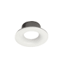 Nora Lighting 1" Canless Iolite Bullnose Trim White