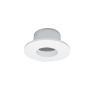 Nora Lighting 1" Canless Iolite Downlight Trim Matte Powder White