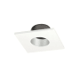 Nora Lighting 1" Canless Iolite Square Downlight Trim Haze / White